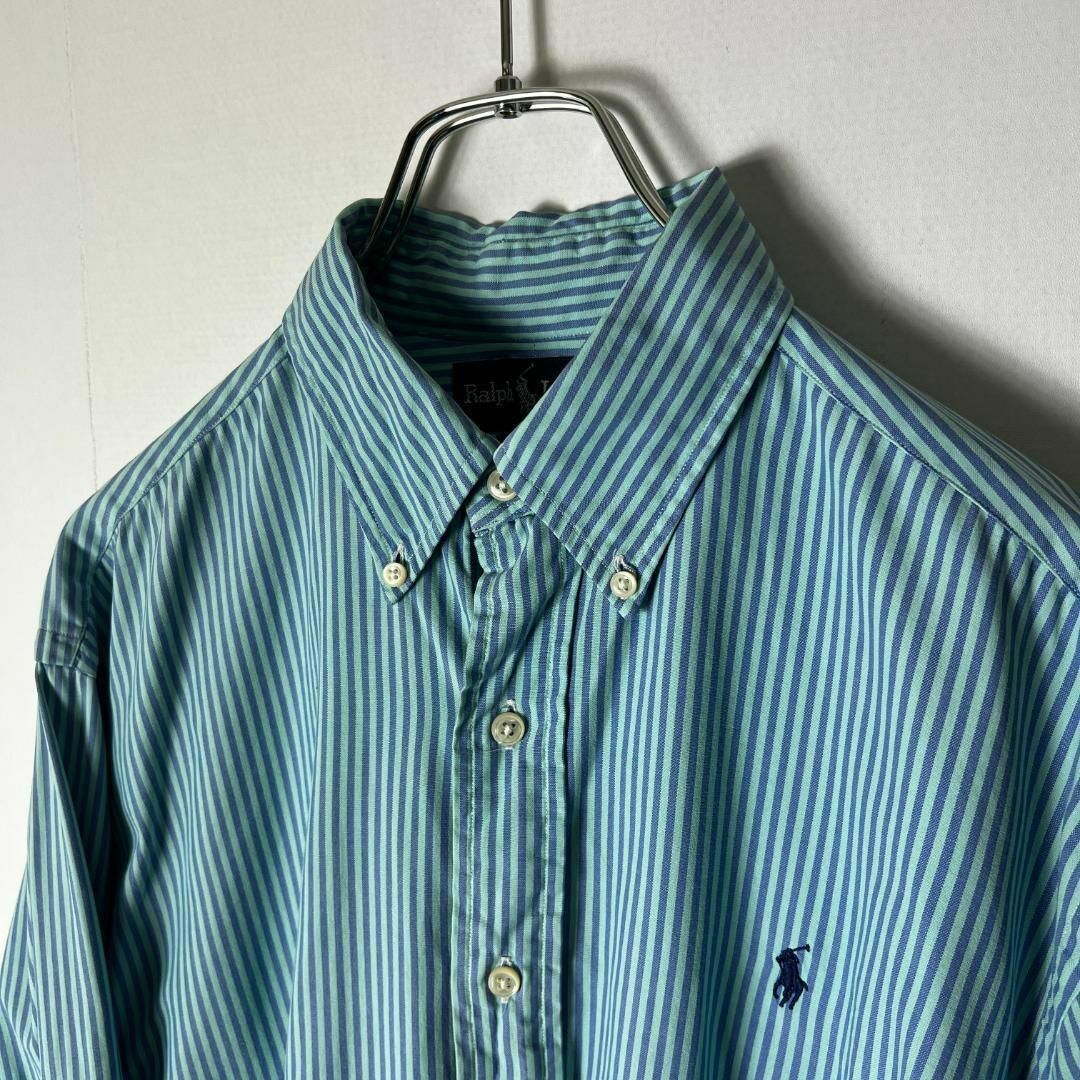 90s Ralph Lauren ラルフローレン ストライプ シャツ メンズのトップス(シャツ)の商品写真