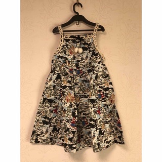 シャーリーテンプル(Shirley Temple)の新品　シャーリーテンプル　冬景色ジャンパースカート　130cm(ワンピース)