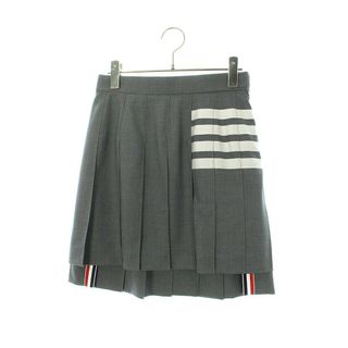 トムブラウン(THOM BROWNE)のトムブラウン  FGC402V-06146-035 4バープリーツミニスカート レディース 36(ひざ丈スカート)