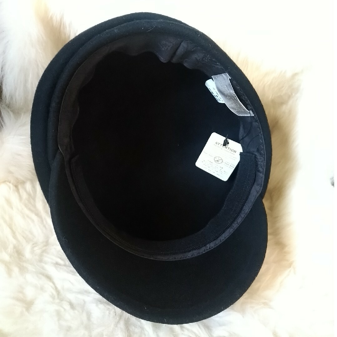 CA4LA(カシラ)のCA4LA　カシラ　キャスケット　ブラック レディースの帽子(キャスケット)の商品写真