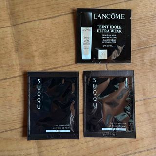 スック(SUQQU)のSUQQU LANCOME ファンデーションサンプル 3包(サンプル/トライアルキット)