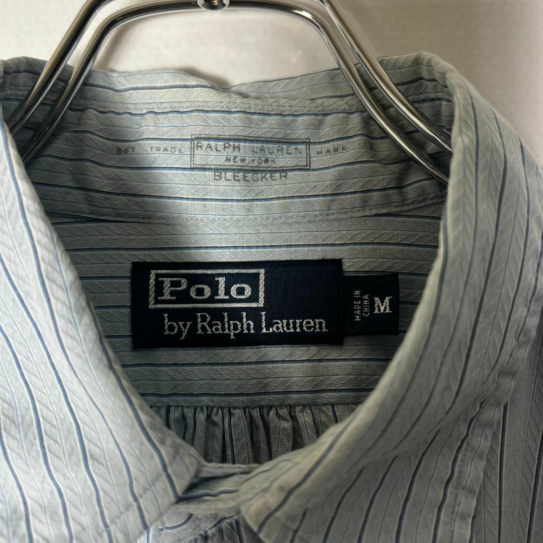 POLO（RALPH LAUREN）(ポロ)の90s Ralph Lauren ラルフローレン ストライプ シャツ メンズのトップス(シャツ)の商品写真
