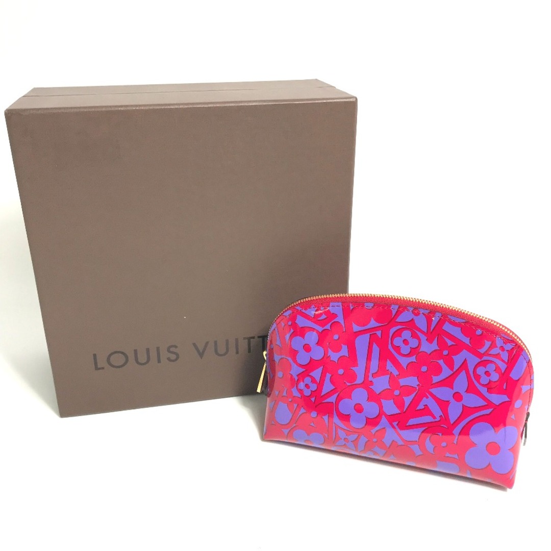 LOUIS VUITTON(ルイヴィトン)のルイヴィトン LOUIS VUITTON ポシェット・コスメティック M90120 モノグラムスイート メイクポーチ 化粧ポーチ ポーチ パテントレザー パープル 新品同様 レディースのファッション小物(ポーチ)の商品写真