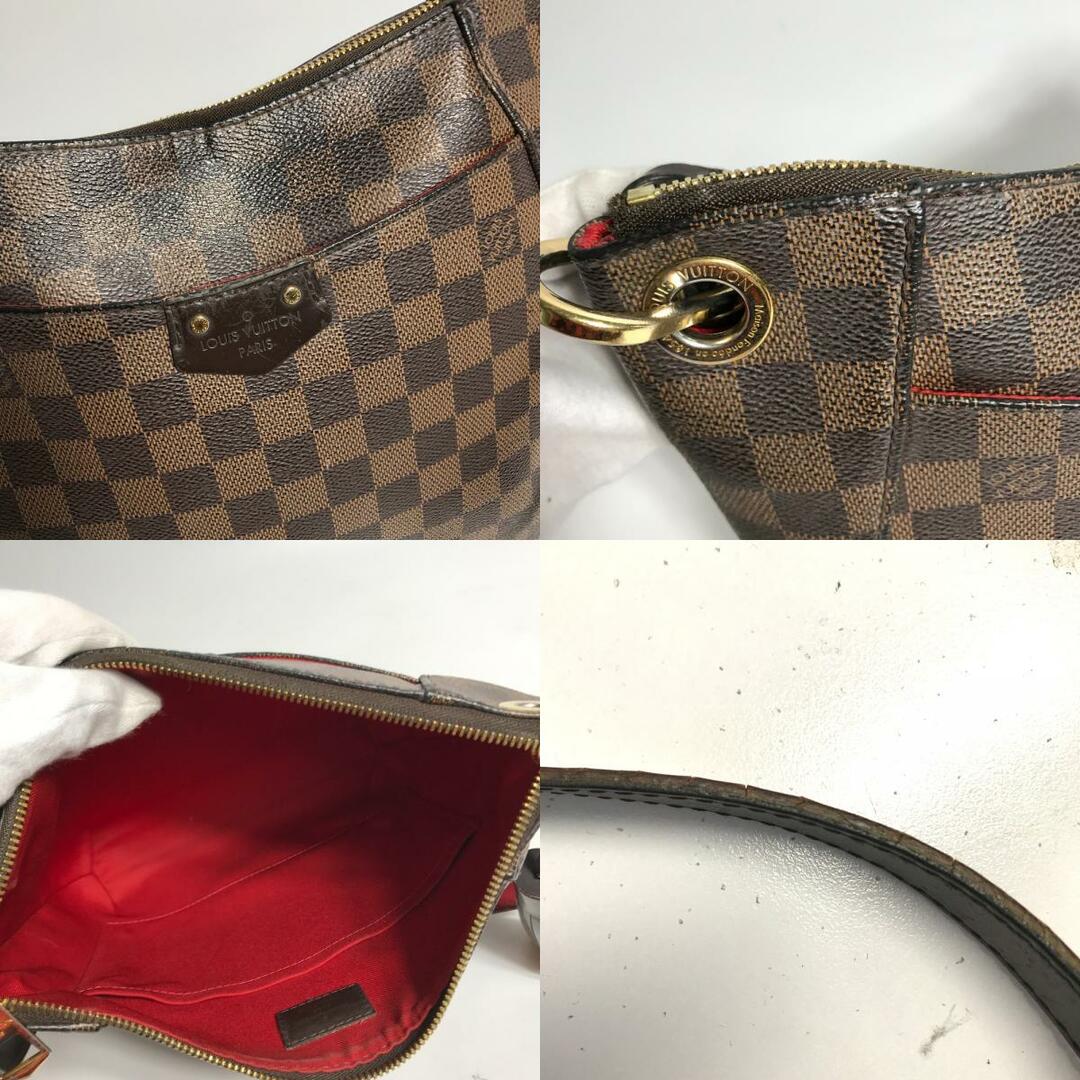 LOUIS VUITTON(ルイヴィトン)のルイヴィトン LOUIS VUITTON サウス バンク N42230 ダミエ 斜め掛け フリンジ タッセル ショルダーバッグ ダミエキャンバス エベヌ ブラウン レディースのバッグ(ショルダーバッグ)の商品写真