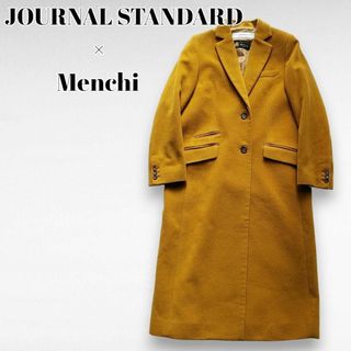 ジャーナルスタンダード(JOURNAL STANDARD)のMenchi カシミヤ　ビーバー チェスターコート　ジャーナルスタンダード　黄(チェスターコート)