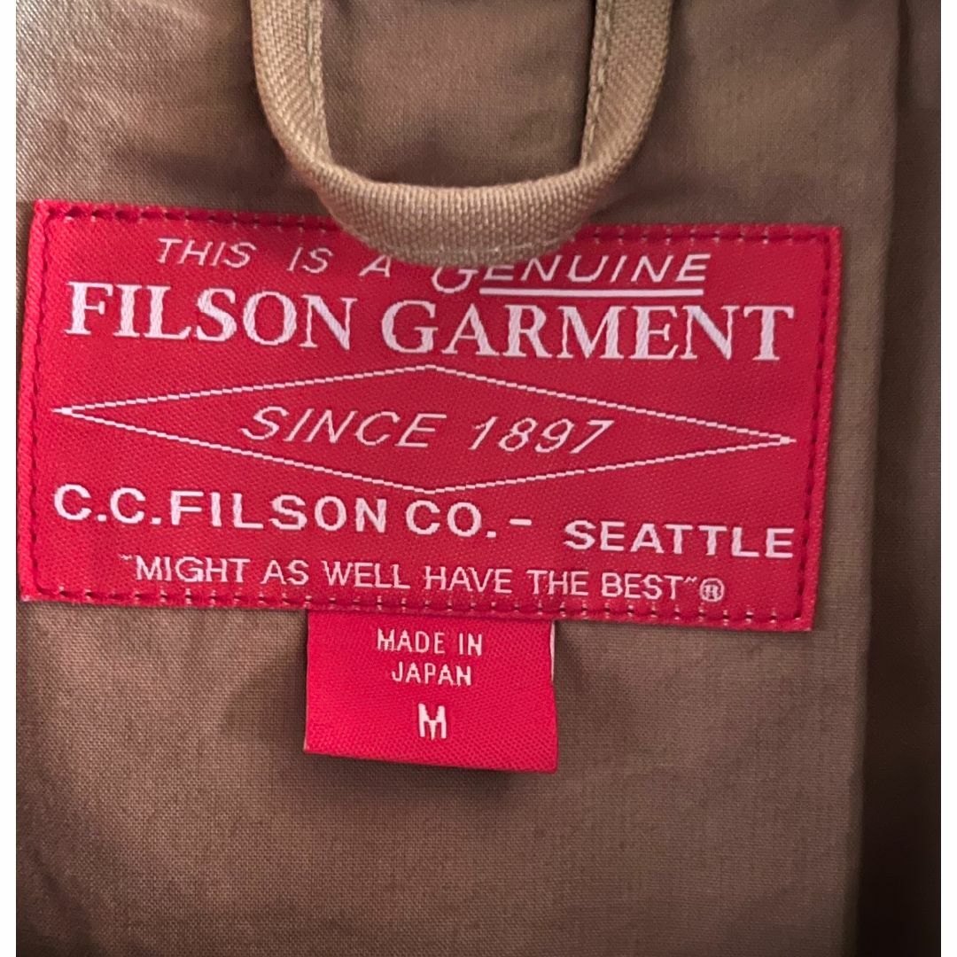 FILSON(フィルソン)の試着のみ☆フィルソンFILSON RED LABELステンカラーコート　M メンズのジャケット/アウター(ステンカラーコート)の商品写真