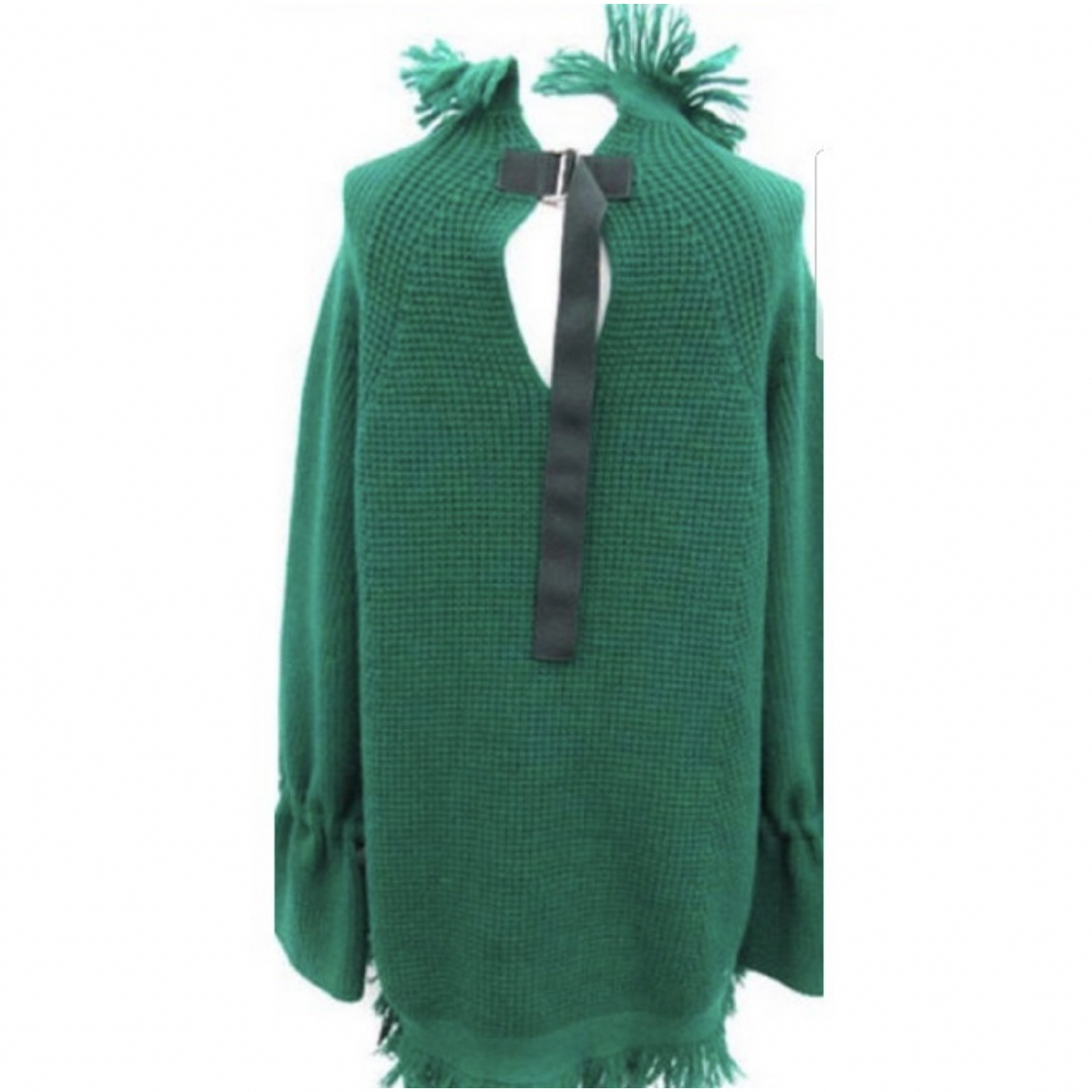 sacai - sacaiフリンジニットの通販 by moni|サカイならラクマ sacai - sacaiフリンジニットの通販 by moni|サカイならラクマ