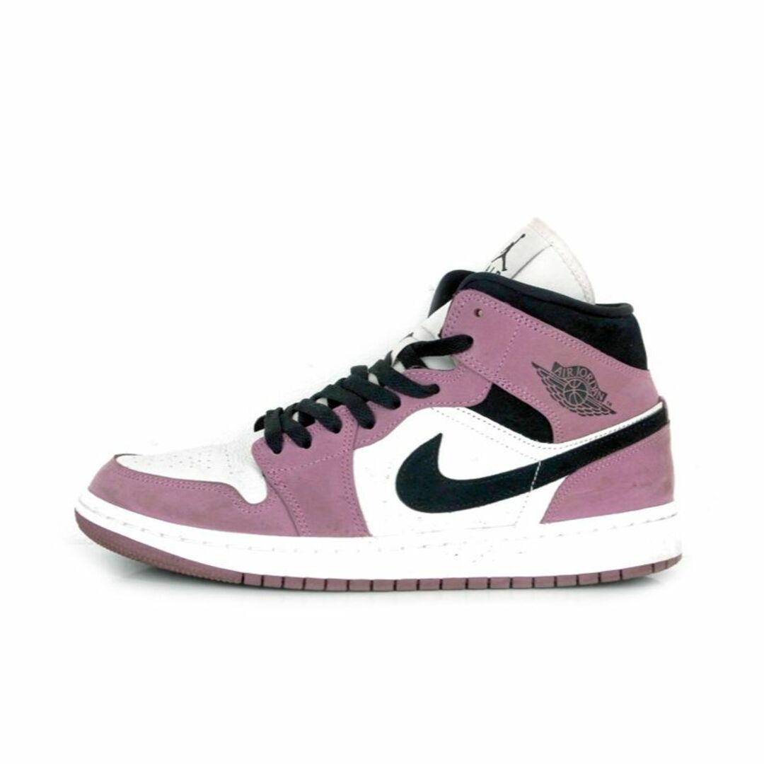 NIKE(ナイキ)のナイキ NIKE ■ 【 WMNS AIR JORDAN 1 MID Berry Pink DC7267 500 】 ウィメンズ エア ジョーダン 1 ミッド ベリーピンク スニーカー　f19890 メンズの靴/シューズ(スニーカー)の商品写真