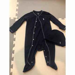 ラルフローレン(Ralph Lauren)のロンパース(足つき)⭐︎帽子もあります⭐︎(ロンパース)