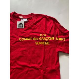 シュプリーム(Supreme)のSupreme x COMME des GARCONS SHIRT ロン T(Tシャツ/カットソー(七分/長袖))