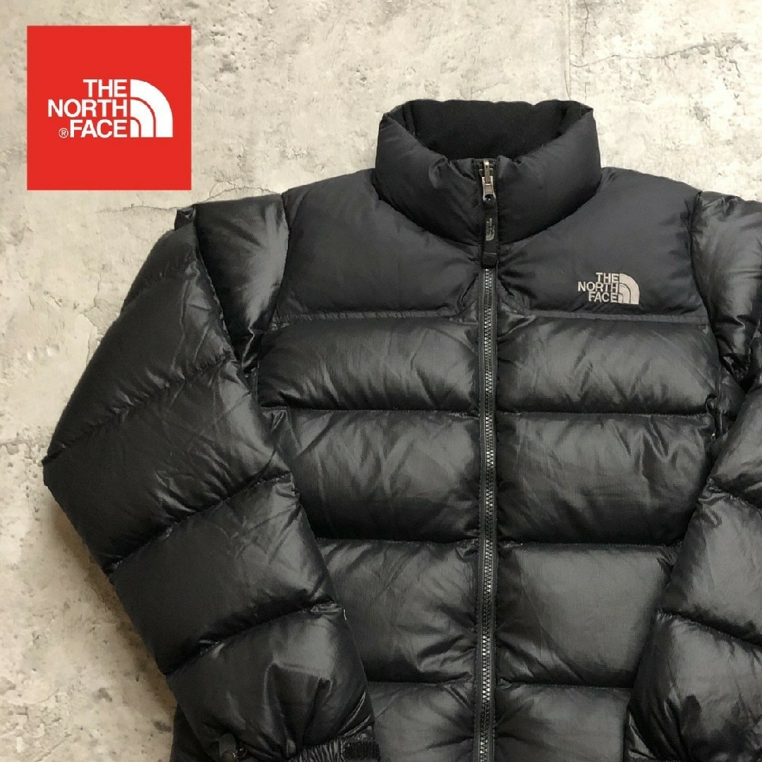 Sノースフェイスレディース700ブラック黒ダウンジャケットNORTH FACE