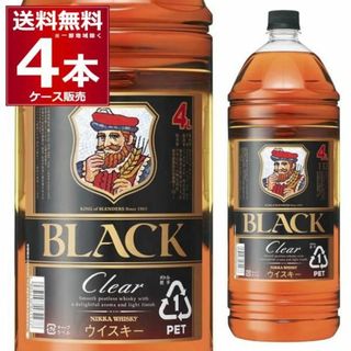 ウイスキー ニッカ ブラックニッカ クリア 37度4L 400(ウイスキー)