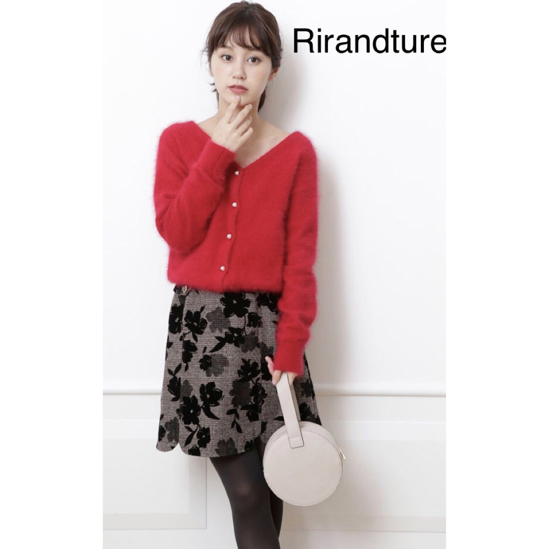 Rirandture(リランドチュール)のRirandture アンゴラ混カーディガン レディースのトップス(カーディガン)の商品写真