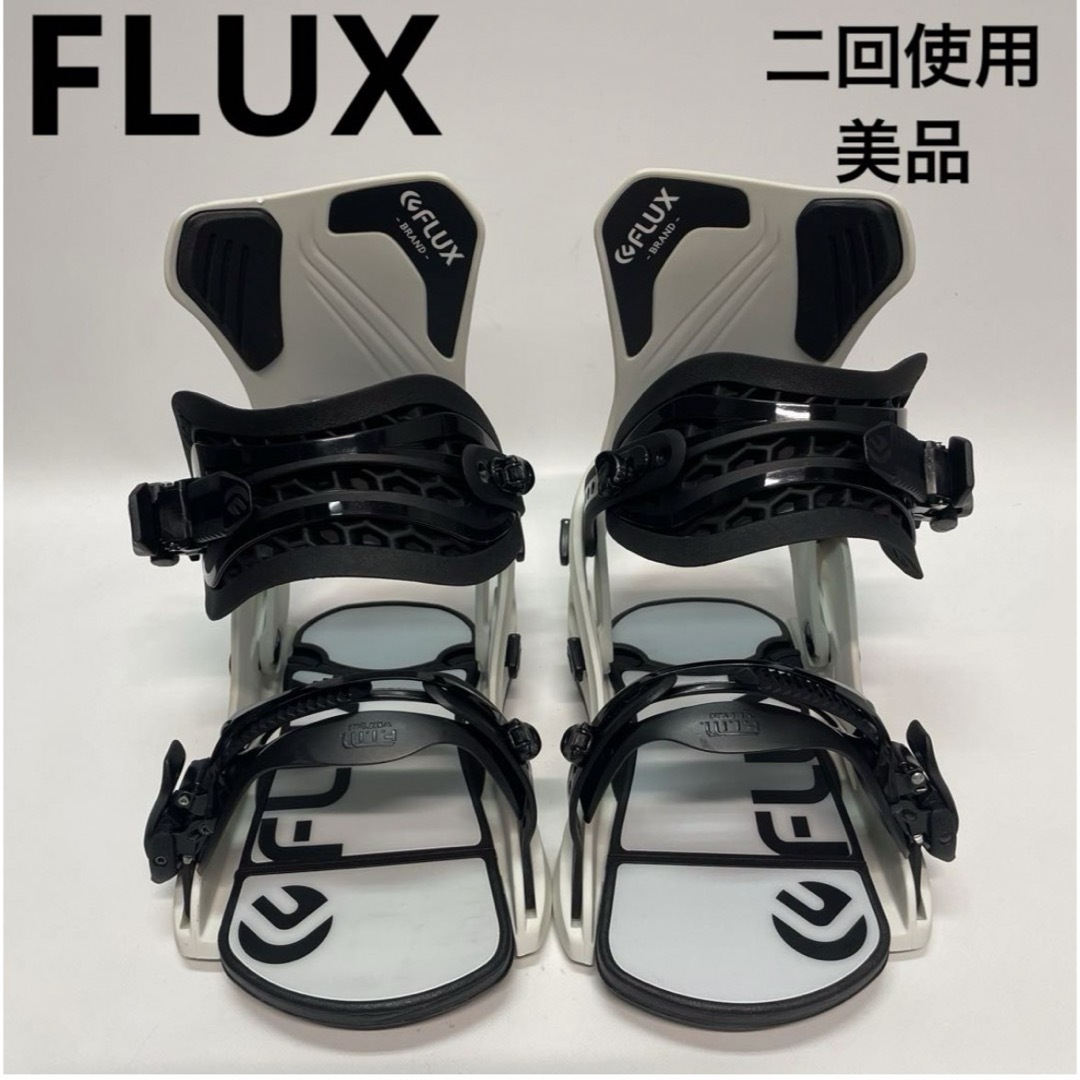 FLUX　フラックス　DS（ホワイト）　23モデル　バインディング　スノーボードノースフェイス