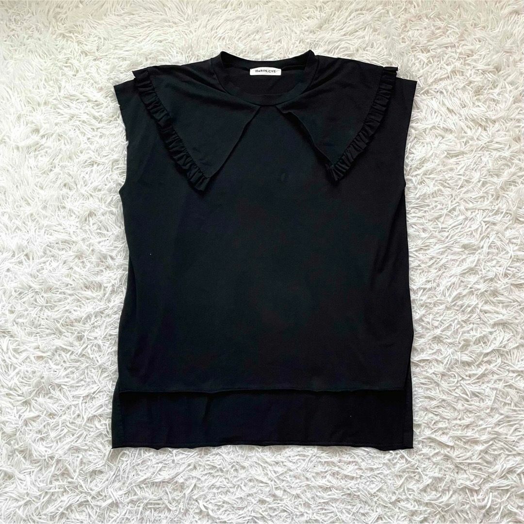 HeRIN.CYE(ヘリンドットサイ)の【完売】HeRIN.CYE　ヘリンドットサイ　Frill collar tee| レディースのトップス(カットソー(長袖/七分))の商品写真