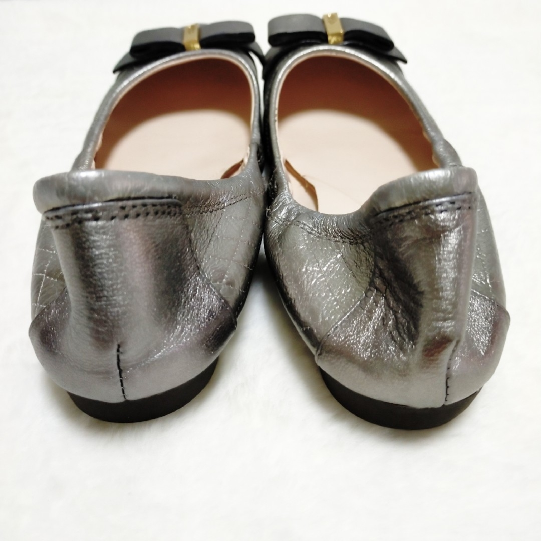 Cole Haan(コールハーン)のCOLE HAAN コールハーン リボン フラット パンプス23.5cm レディースの靴/シューズ(バレエシューズ)の商品写真