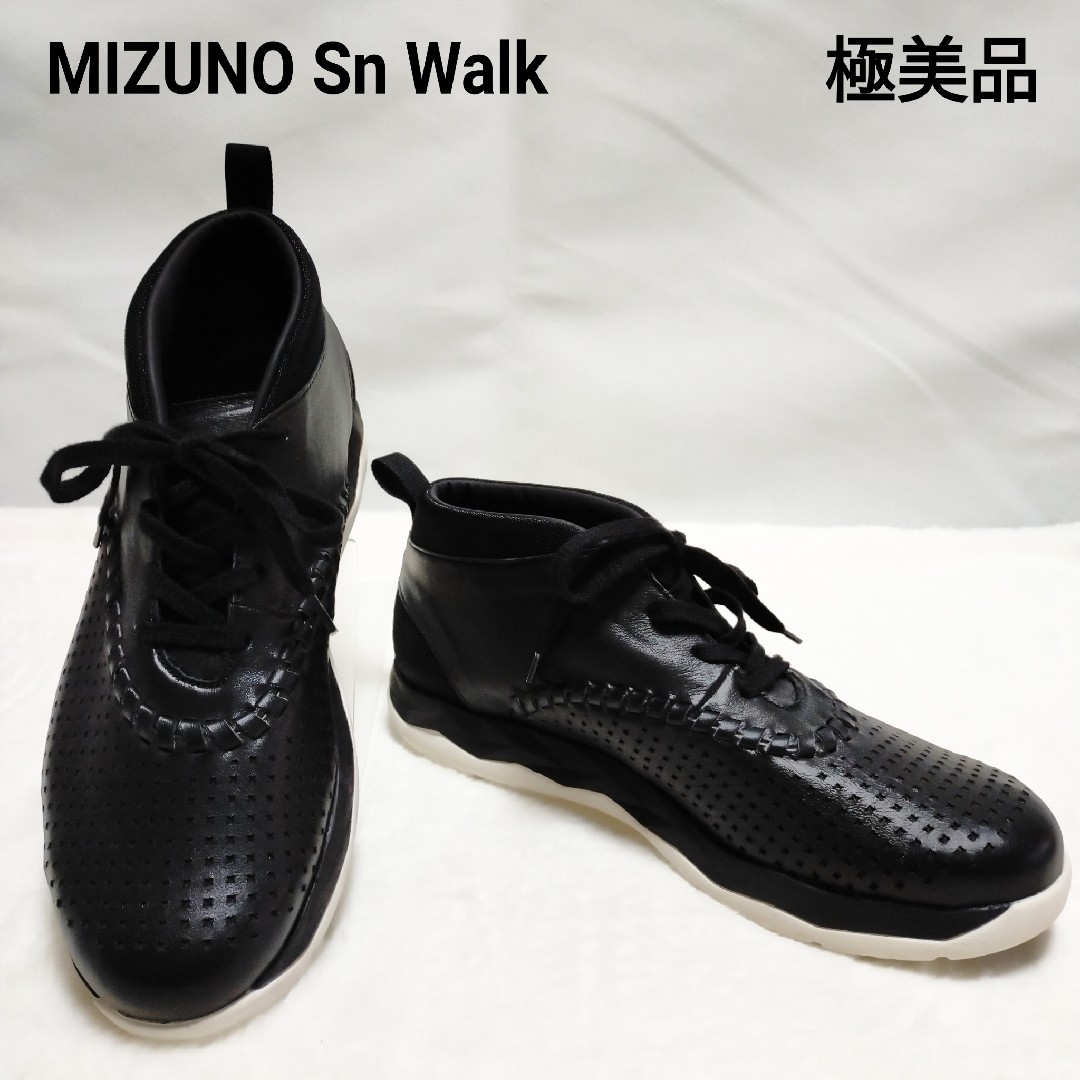 【極美品】ミズノ Mizuno Sn ウォーキングシューズ 本革 26cm靴/シューズ