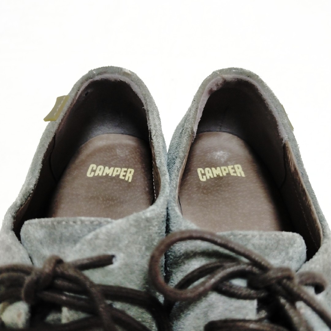 CAMPER(カンペール)の【美品】CAMPER カンペール スエード レースアップ ドレスシューズ  23 レディースの靴/シューズ(ローファー/革靴)の商品写真