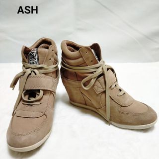 アッシュ(ASH)のASH アシュ BOWIE ヒールスニーカー スニーカーブーツ 24cm(スニーカー)