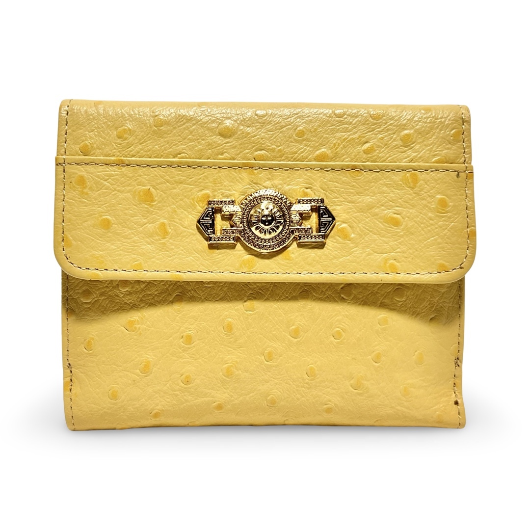 GIANNI VERSACE ジャンニヴェルサーチ サンバースト 型押し 二 GIANNI VERSACE ジャンニヴェルサーチ サンバースト 型押し 二