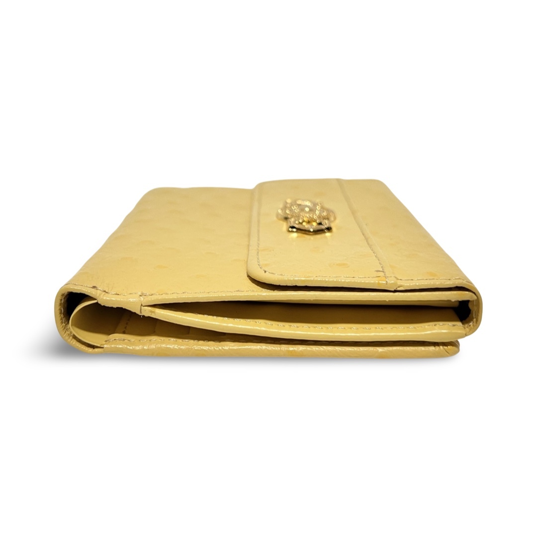 GIANNI VERSACE ジャンニヴェルサーチ サンバースト 型押し 二 GIANNI VERSACE ジャンニヴェルサーチ サンバースト 型押し 二
