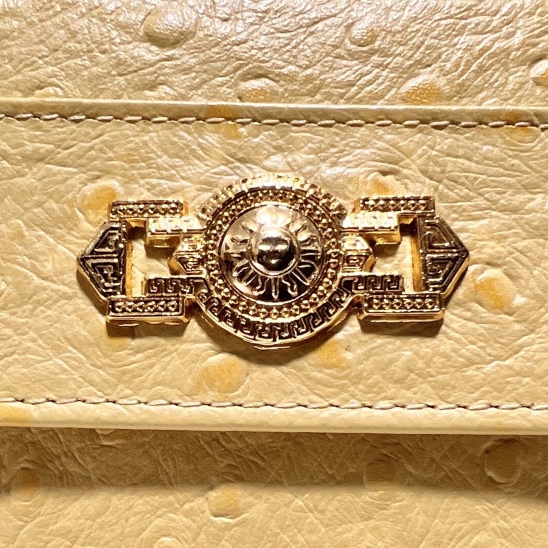 GIANNI VERSACE ジャンニヴェルサーチ サンバースト 型押し 二 GIANNI VERSACE ジャンニヴェルサーチ サンバースト 型押し 二