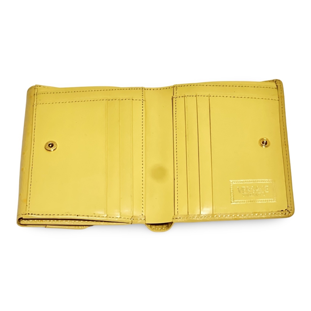 GIANNI VERSACE ジャンニヴェルサーチ サンバースト 型押し 二 GIANNI VERSACE ジャンニヴェルサーチ サンバースト 型押し 二