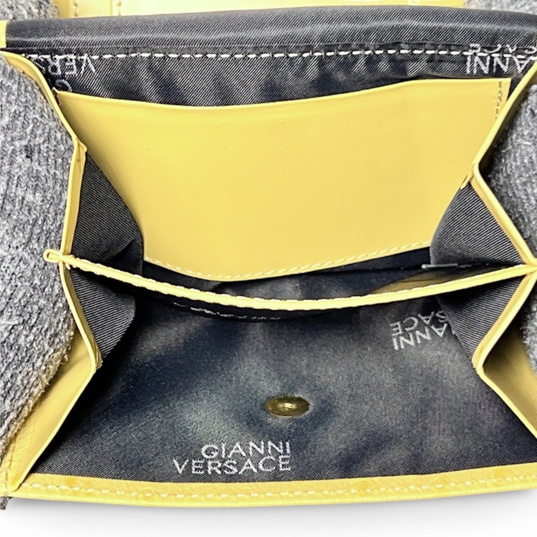 GIANNI VERSACE ジャンニヴェルサーチ サンバースト 型押し 二 GIANNI VERSACE ジャンニヴェルサーチ サンバースト 型押し 二