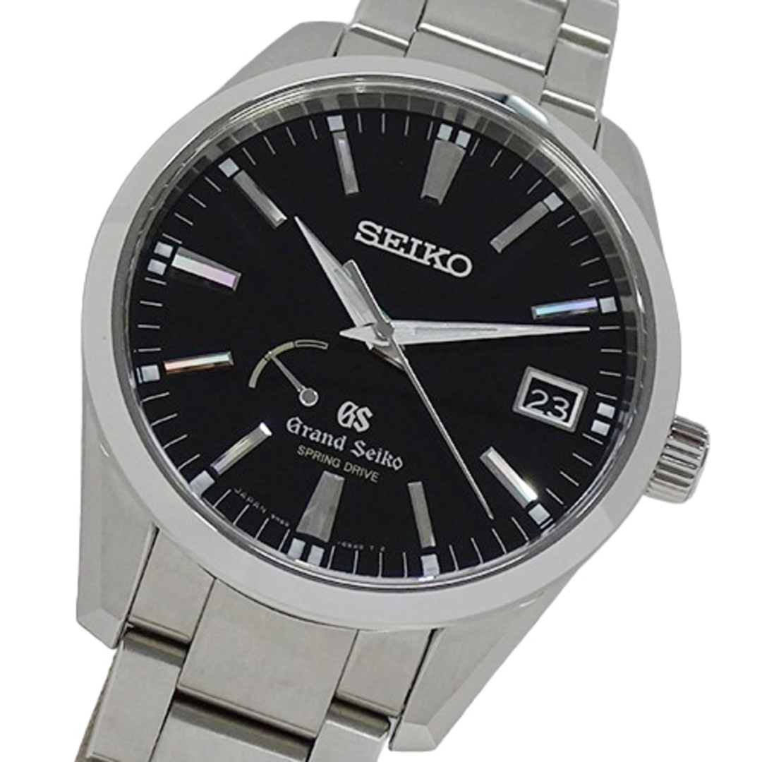 Grand Seiko(グランドセイコー)のグランドセイコー GRAND SEIKO GS 9R65-0BM0 SBGA101 時計 メンズ ブランド デイト スプリングドライブ パワーリザーブ 自動巻き AT ステンレス SS シルバー ブラック【中古】 メンズの時計(腕時計(アナログ))の商品写真