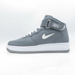 ナイキ(NIKE)の NIKE 2021 AIR FORCE 1 MID QS NYC DH5622-001 COOL GREY (スニーカー)