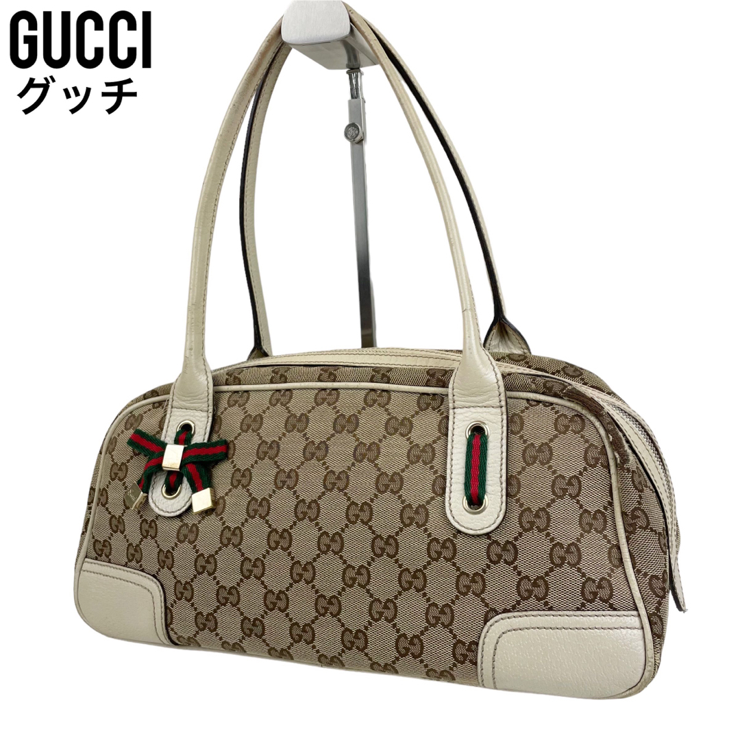 Gucci - ✨良品 GUCCI グッチ トートバッグ キャンバス プリンシー