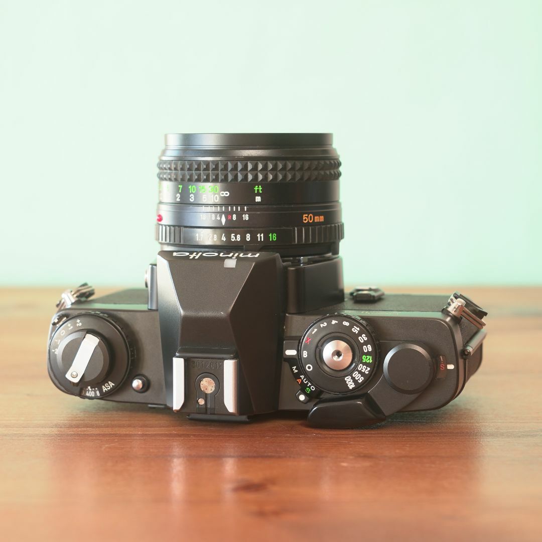 完動品◎ミノルタ XD ブラック × 50mm f1.7 フィルムカメラ #14