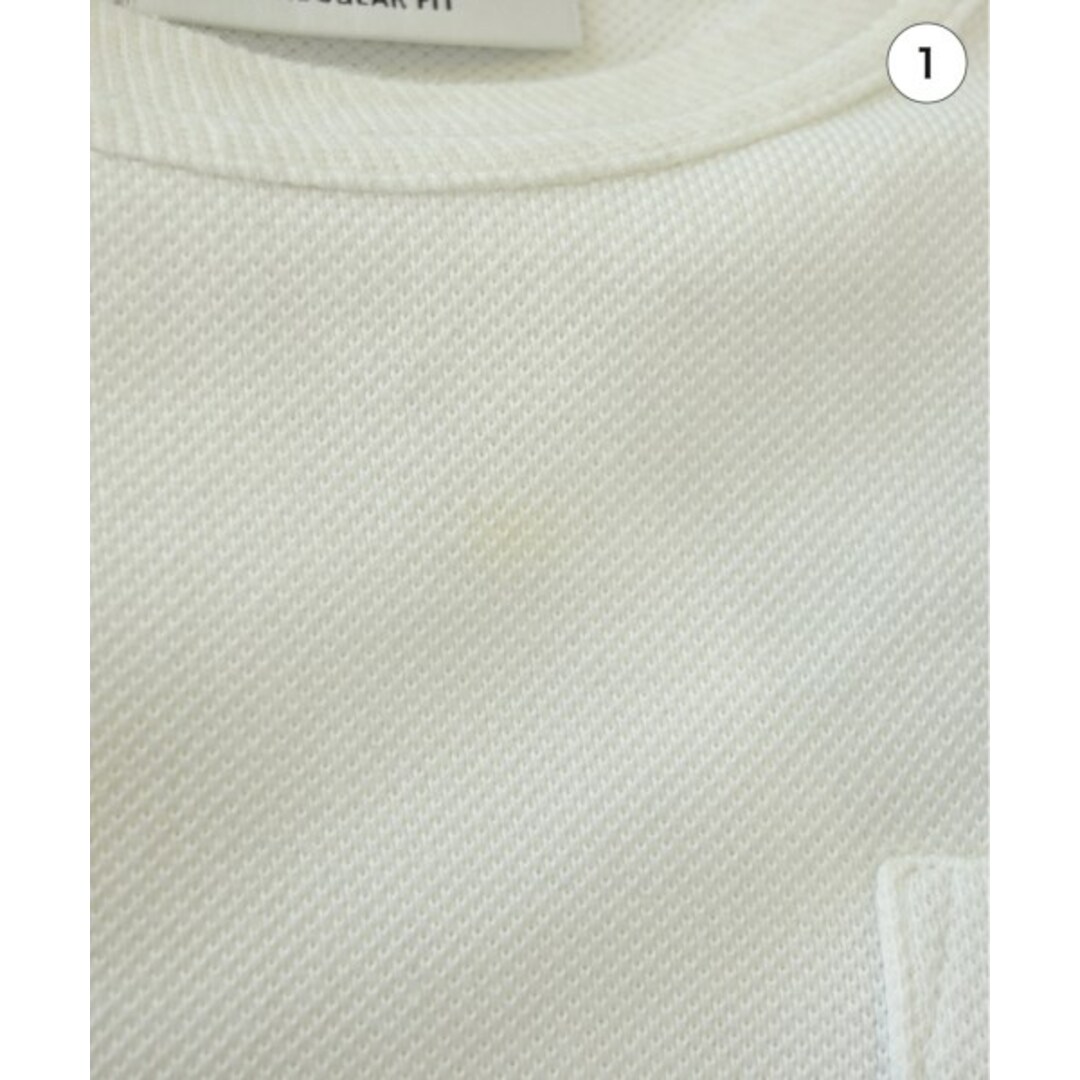 LACOSTE(ラコステ)のLACOSTE ラコステ Tシャツ・カットソー 2(S位) 白 【古着】【中古】 メンズのトップス(Tシャツ/カットソー(半袖/袖なし))の商品写真