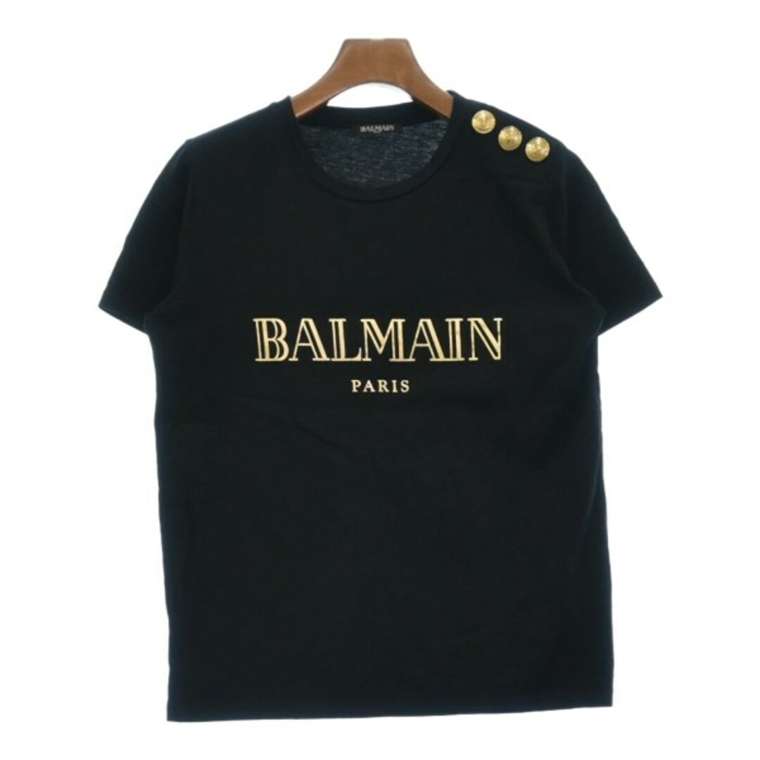 BALMAIN バルマン Tシャツ・カットソー 36(S位) 黒普通裏地