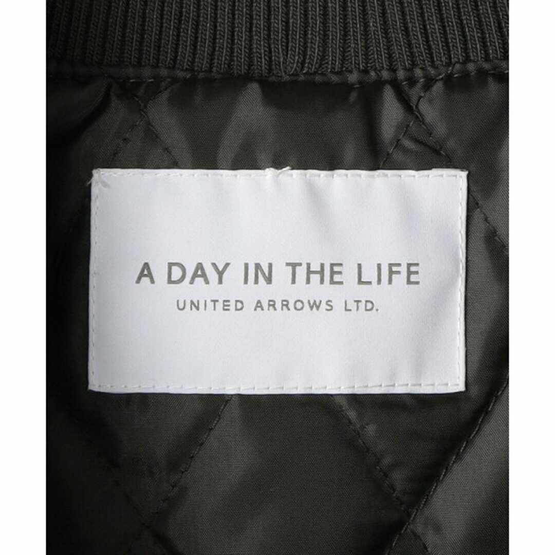 a day in the life(アデイインザライフ)の【DK.GRAY】【FREE】ニットメルトン 中綿 スタンドカラーコート<A DAY IN THE LIFE> レディースのジャケット/アウター(その他)の商品写真