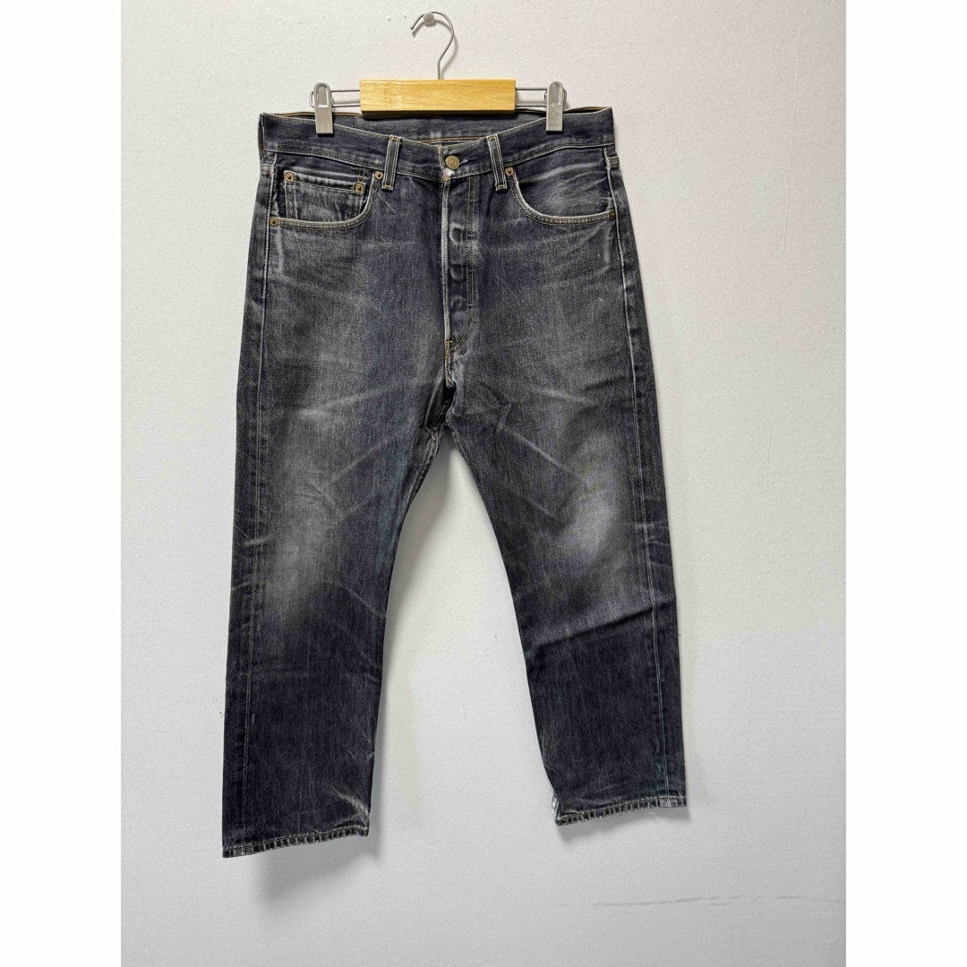 Levi's - リーバイス 501 ブラックジーンズ 色落ち最高 ヒゲ Levi's - リーバイス 501 ブラックジーンズ 色落ち最高 ヒゲ