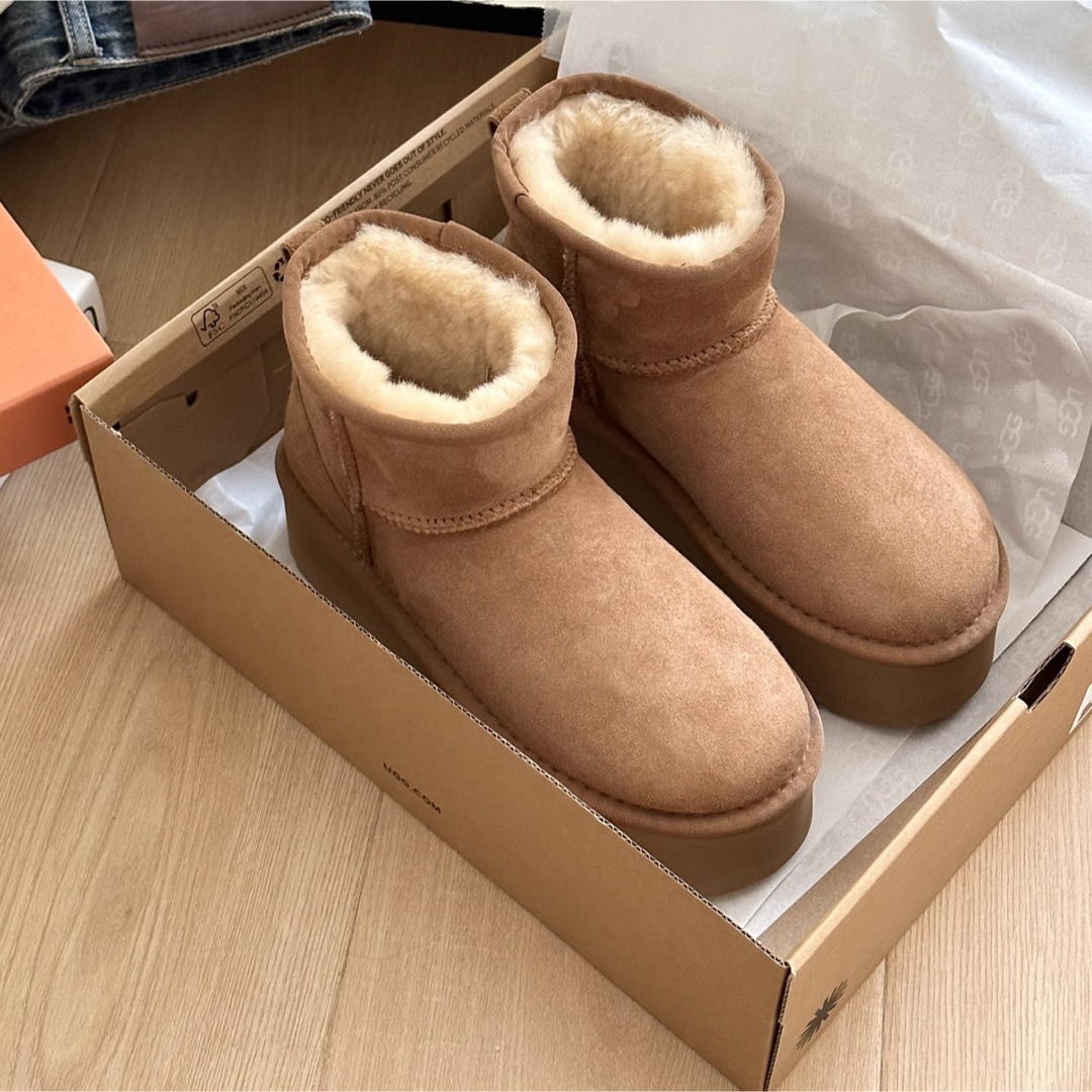 UGG W CLASSIC MINI Ⅱ 黒 7 24cm 新品未使用