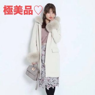 極美品♡アプワイザーリッシェ♡フードファー付き5wayコート　クリーニング済み