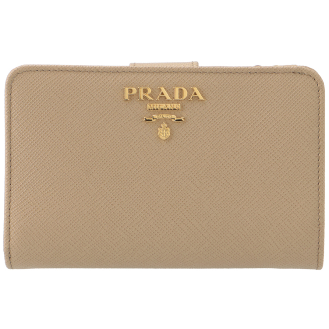 PRADA - プラダ PRADA 財布 二つ折り サフィアーノ メタル PRADA - プラダ PRADA 財布 二つ折り サフィアーノ メタル