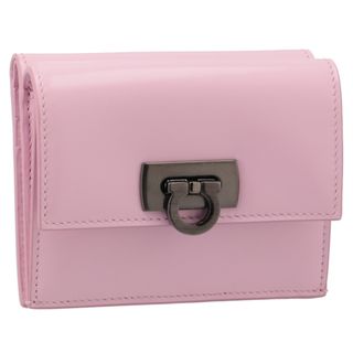 フェラガモ(FERRAGAMO)のフェラガモ FERRAGAMO 財布 二つ折り WANDA ガンチーニ スモールウォレット 二つ折り財布 220434 0001 【10倍】11/21【12/6-12/9- 0423(財布)