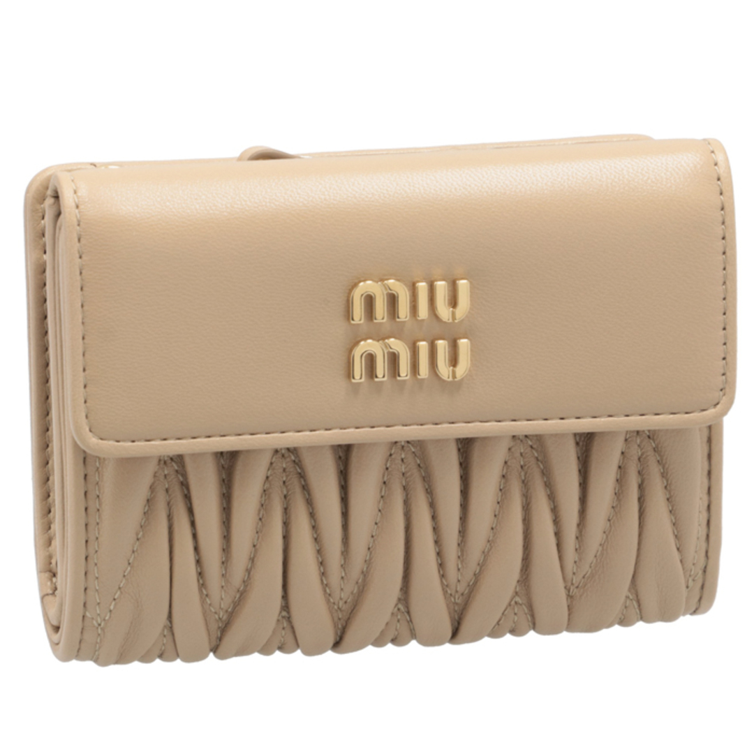 ◎定価8万円ほどのお財布です【美品】MIU MIU ミュウミュウ マテラッセバイカラースナップボタン長財布