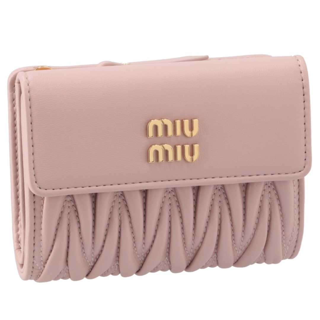 新品未使用 MIU MIU 折り財布 マテラッセ