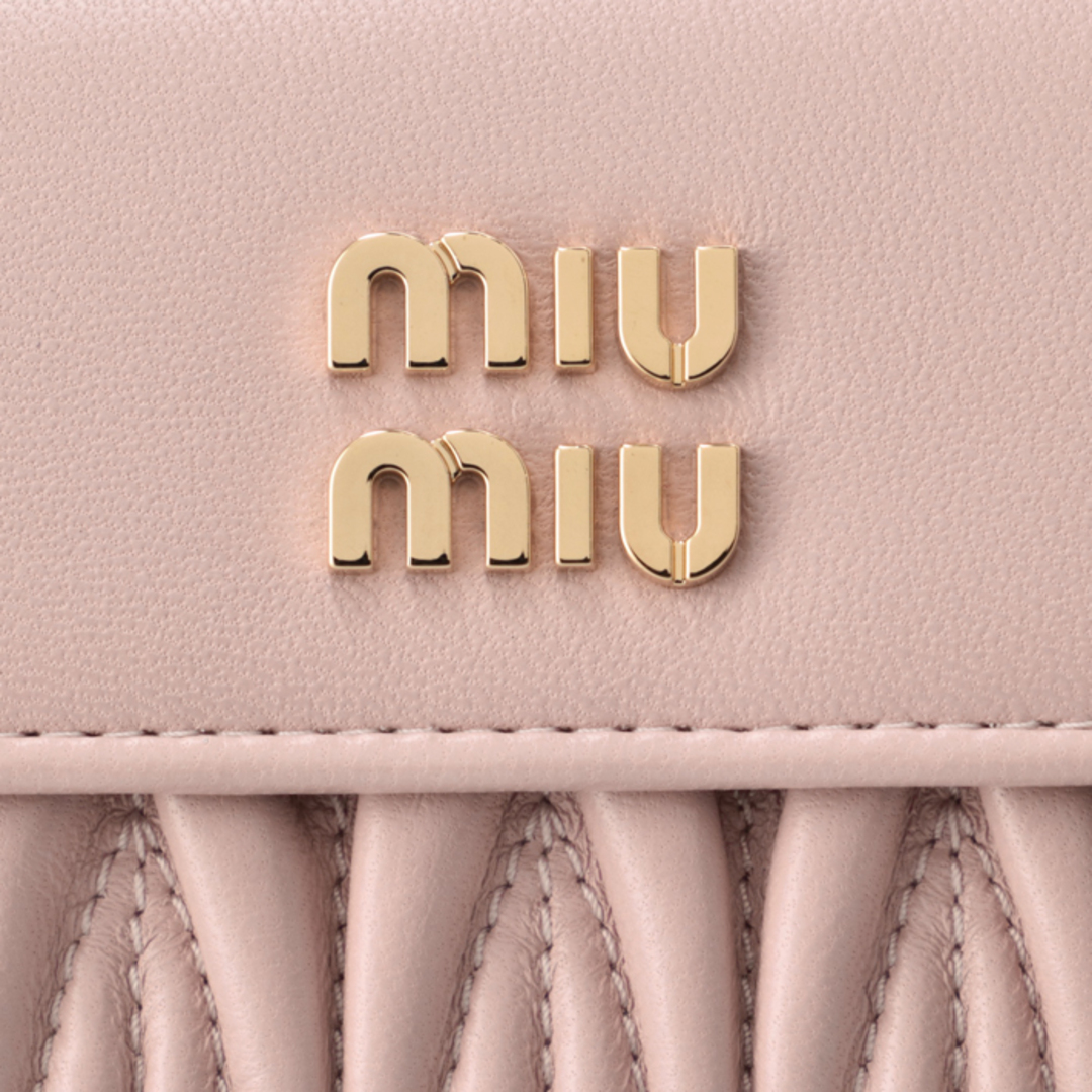 MIU MIU - ミュウミュウ MIU MIU 財布 二つ折り マテラッセ MIU MIU - ミュウミュウ MIU MIU 財布 二つ折り マテラッセ