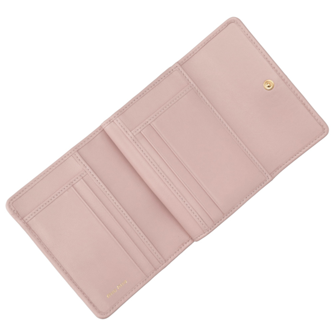 MIU MIU - ミュウミュウ MIU MIU 財布 二つ折り マテラッセ MIU MIU - ミュウミュウ MIU MIU 財布 二つ折り マテラッセ