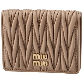 ミュウミュウ(miumiu)のミュウミュウ MIU MIU 財布 二つ折り マテラッセ ミニ財布 ダイヤキルティング 5MV204 2FPP 770(財布)