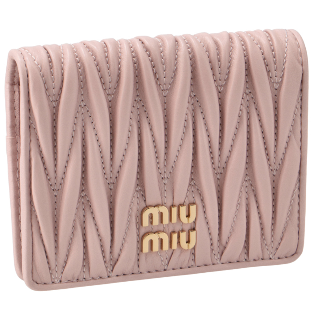 ミュウミュウ MIU MIU 財布 二つ折り マテラッセ ミニ財布 ダイヤキルティング 5MV204 2FPP E18 | フリマアプリ ラクマ