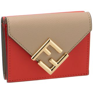 フェンディ(FENDI)のフェンディ FENDI 財布 三つ折り ミディアム FFダイヤモンド ミニ財布 8M0480 ALWA F1L2F(財布)