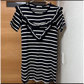 ザラ(ZARA)のZARA♩ボーダー　Tシャツ　チュニック　ワンピース(チュニック)