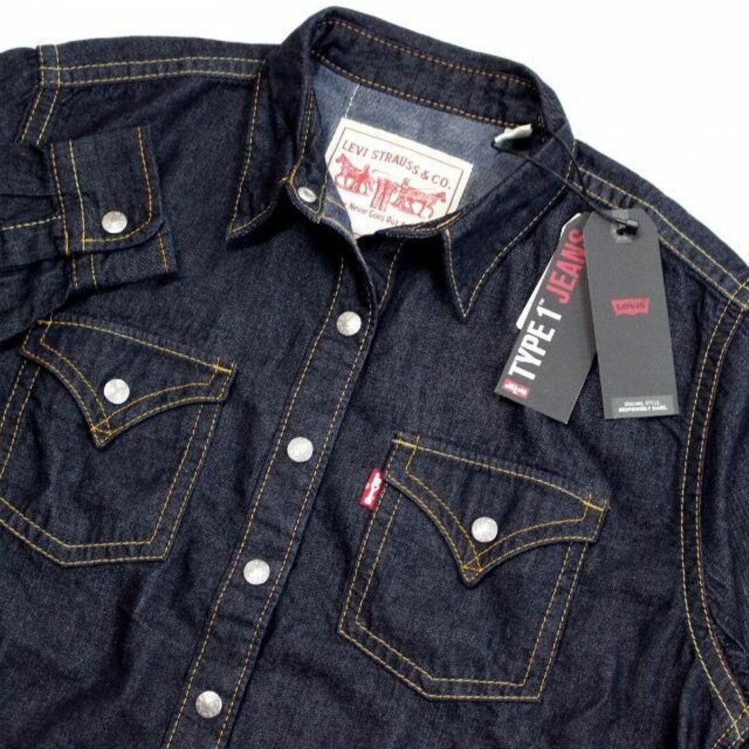 Levi's(リーバイス)の(新品)LEVI'S  レディース    デニム シャツ  レディースのトップス(その他)の商品写真