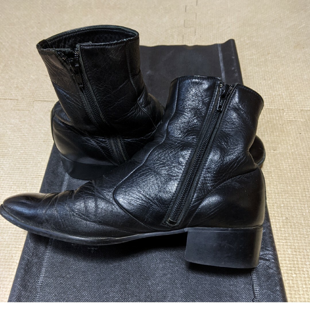 👢黒革のブーツです👢状態は良いと思います◎ メンズの靴/シューズ(ブーツ)の商品写真